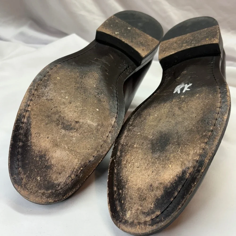 Paul Smith Antique Leather Oxford Flexible Travel Shoes Mens 11‎ USMade in Italy